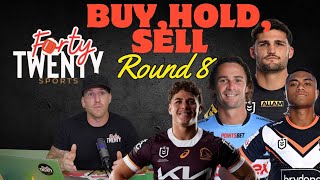 Round 8 BUY, HOLD AND SELL. NRL Supercoach 2024