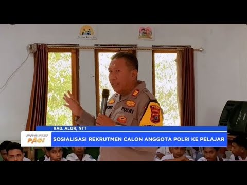 POLRES ALOR SOSIALISASI REKRUTMEN CALON ANGGOTA POLRI T.A 2025 DI SEKOLAH