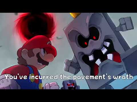 Whomp King WITH LYRICS - Super Mario Galaxy 2 Cover - Reversed!