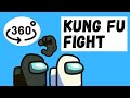 Kung Fu Fight Impostor VS Crewmate Among Us 360 Video 3D Animation