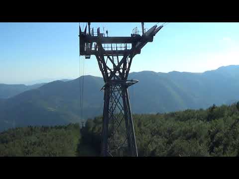 Discesa integrale funivia Poma "Doganaccia" - Cutigliano (PT) / Seilbahn / Ropeway / Téléphérique