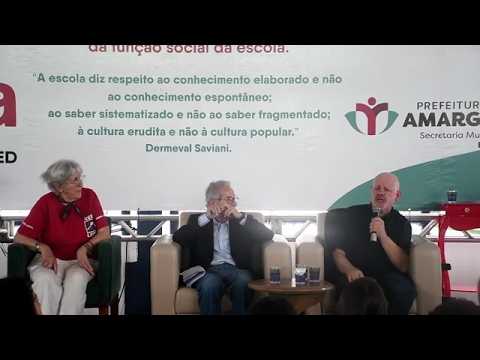 Mesa com Celi Taffarel, Dermeval Saviani e Newton Duarte em Amargosa (Bahia) 27fevereiro2026