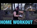 DIY HOME GYM (WOOD) Quarantine home gym workout!