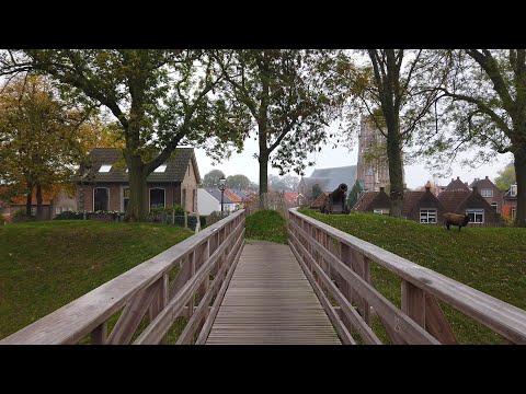 Autumn Walk in Woudrichem 🍃  | North Brabant | The Netherlands 4K60