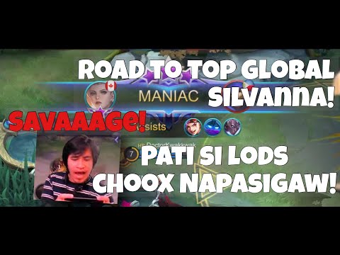 SILVANNA SAVAGE GAMEPLAY | FT. SHOUTCASTER IDOL CHOOXTV | ROAD TO TOP GLOBAL by DOCTORKWAKKWAK