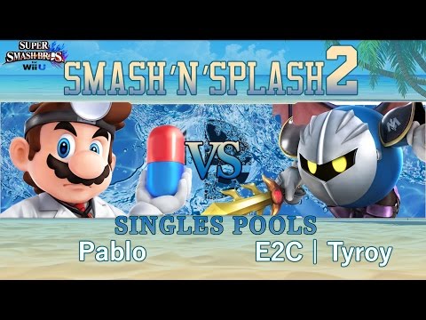 Smash'N'Splash 2  SINGLES POOLS - Pablo (Dr Mario) vs E2C | Tyroy (Meta Knight)