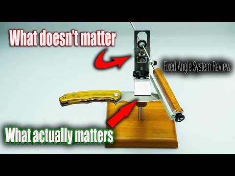 What ACTUALLY Matters On Fixed Angle Knife Sharpeners - KME Knife Sharpener Review