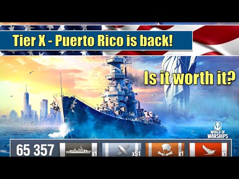 Puerto Rico 4 Kill Ranked Gameplay | Tier X American Super Battlecruiser | World of Warships