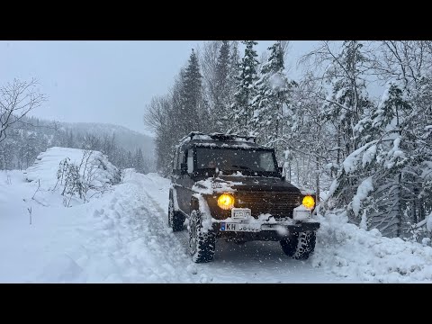 Norveška zima - 1,5m snega za 3 dana