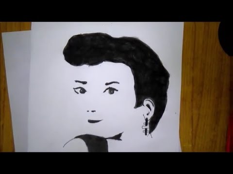 How to Draw a Portrait in Black and white (Beginners...