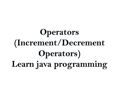 Increment And Decrement Operators In Java Using Eclipse Ide