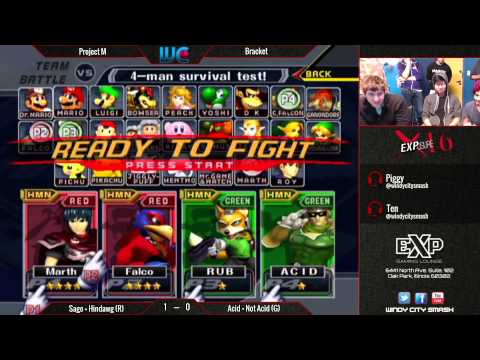 EXPosure 16 - Sago/Hindawg (Marth/Falco) vs. Acid/Not Acid (Falcon/Fox) Melee Doubles