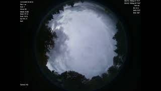 2025-10-14 All sky camera capture from Poiana Rusca Mountains, Romania