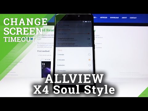 How to Change Screen Timeout on Allview X4 Soul Style – Update Screen Timeout