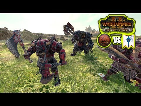 Grimgor Rules the World Vol. 2 (1v1) Greenskin vs HighElves - TW: Warhammer II Battlecast #118