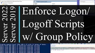 How to execute logon and logoff scripts using Group Policy Objects (GPO) - Active Directory (AD)