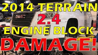 2014 GMC Terrain 2.4 oil consumption, cylinder wall wear, timing chain stretched, P0011,P0014,P0016