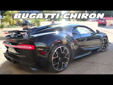 1500 HP BLACK BUGATTI CHIRON in Monaco !