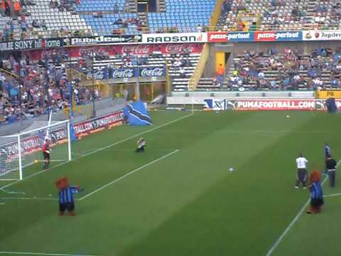 Fandag 2009 Club Brugge penalty Ryan Donk