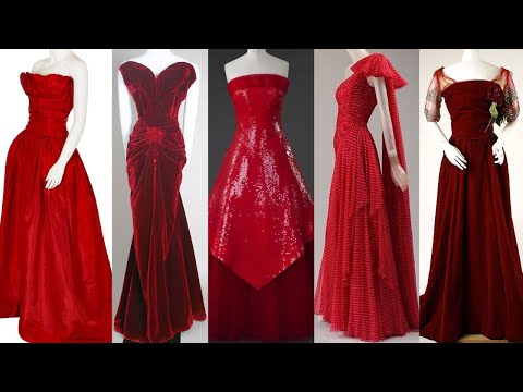 100 RED Dresses ~ One For Every Year In The 1900s |...