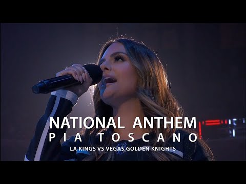 National Anthem - Pia Toscano - LA Kings vs Vegas Golden Knights - Staples Center 10/14/21