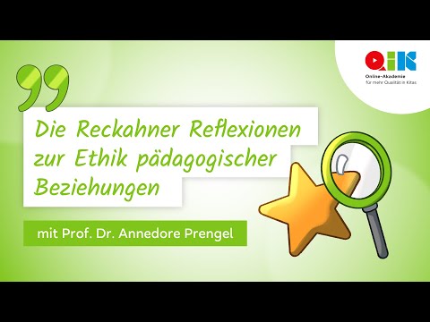 "Die Reckahner Reflexionen zur Ethik pädagogischer Beziehungen" mit Prof. Dr. Annedore Prengel