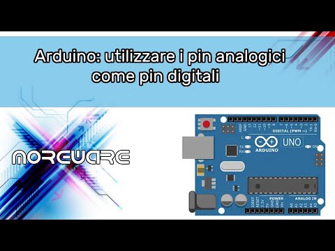 Arduino: utilizzare i pin analogici come pin digitali