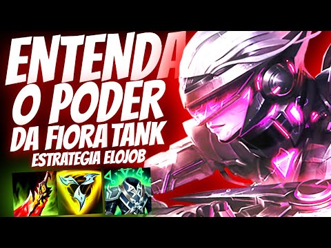 ESTRATEGIA ELOJOB DE FIORA TANK SPLIT PUSH - SUBA DE ELO COM ESSA BUILD QUEBRADA !