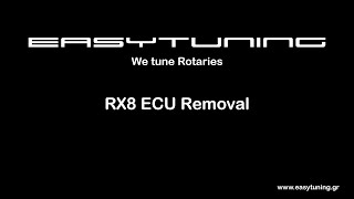 Easy ECU removal RX8