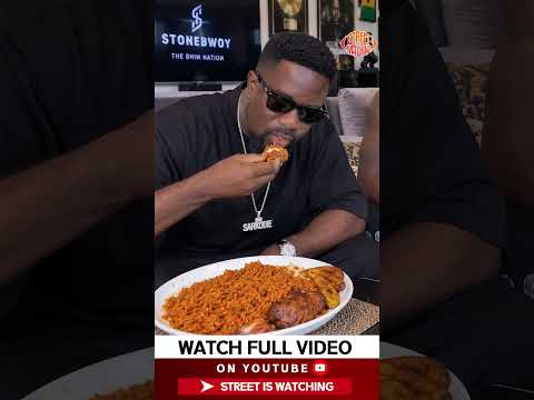 STONEBWOY SAYS SARKODIE EVEN CAME TO HIS HOUSE TO EAT JOLLOF. SARK TOO HE LIKES JOLLOF TOO MUCH