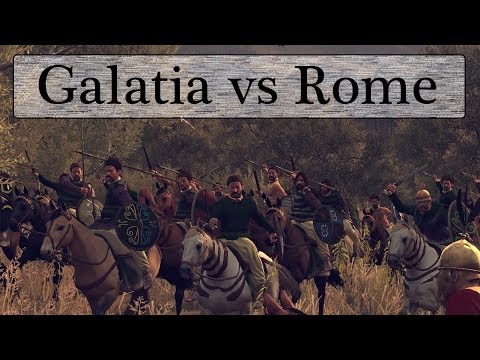 Total War Rome 2 Online Battle Video 32 Galatia vs Rome