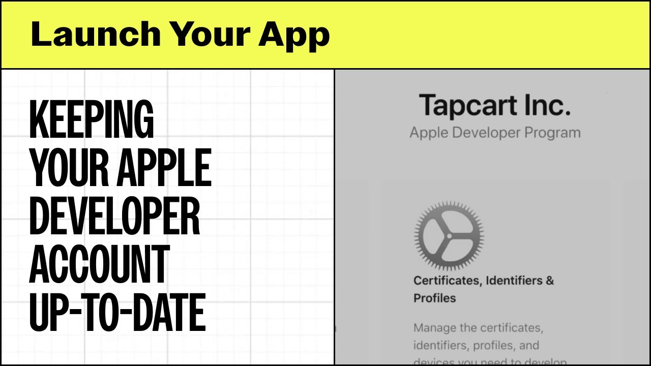 Keeping Your Apple Developer Account Up To Date