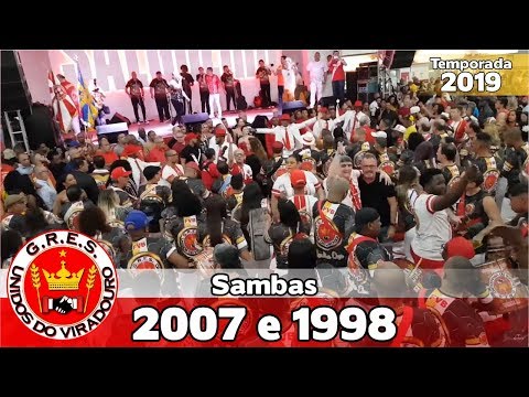 Viradouro 2007 e 1998 - Bateria  no Salgueiro Convida - Apoteose ao vivo - #SC19