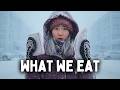 What I Eat In A Day In The Coldest City On Earth 71 C 95 F Sakha Cuisine Grocery Shopping
