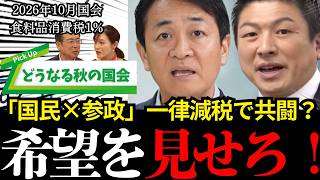 【食料品減税の罠】国民民主×参政党　消費税の「一律減税」で奇跡の共闘は可能か？財務省の裏論理と現場を潰す「値下げ圧力」の恐怖