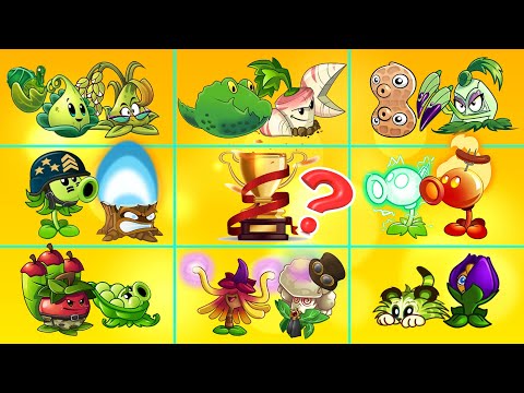 Random Pair Plants 8 Teams Battlez! Which Team Is The Best? PvZ 2 Battlez - Plants vs Zombies 2
