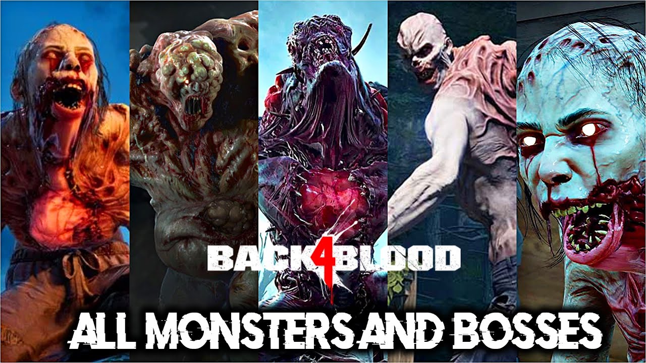 Back 4 Blood All Monsters and Bosses + Ending (2021 Zombie FPS Game)