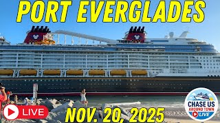 LIVE: Disney Destiny Maiden Voyage from Port Everglades LIVE! (Nov. 20, 2025)
