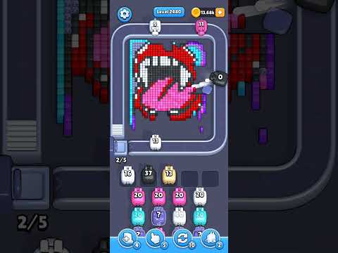 Pixel Flow Level 2480 Walkthrough