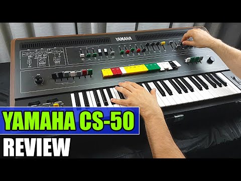 YAMAHA CS-50 - Analog Synthesizer Review, Sounds & Demo