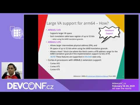Large Virtual Adress support in ARM64 kernel - DevConf.CZ 2021