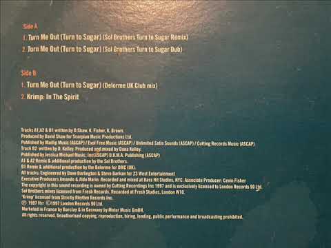 Kathy Brown - Turn Me Out (Turn To Sugar Delorme UK Club Mix)