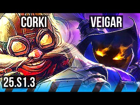 CORKI vs VEIGAR (MID) | 8/1/1 | KR Diamond | 25.S1.3