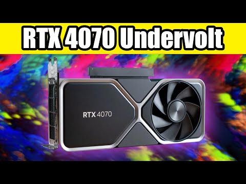 Undervolt your RTX 4070 for more FPS and Lower Temperature! - Tutorial