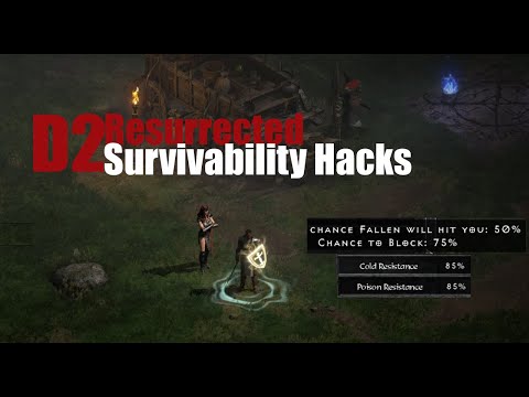 Diablo 2 Resurrected - Survivability Hacks - Become UNKILLABLE