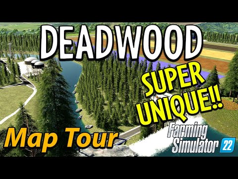 GREAT CUSTOM CROPS & PRODUCTIONS!!🚜 DEADWOOD MAP TOUR!! 🗺️ GRAINMAN TRAVELS ✈️