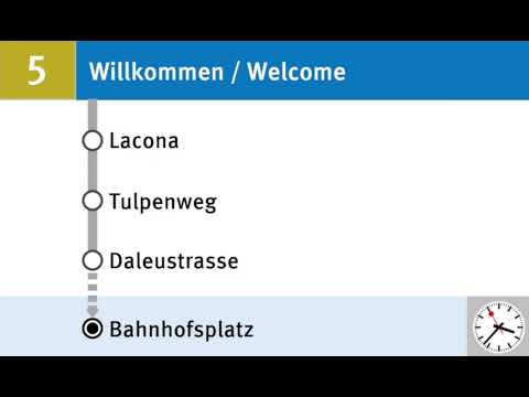 Chur Bus Ansagen | Der Linie 5 Komplette Ansagen