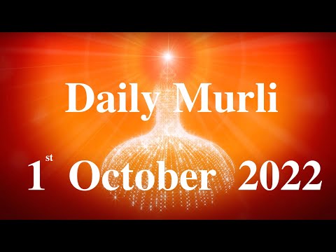 Daily Murli English 1 October 2022|daily english murli|murli in english|english murli today|Murli
