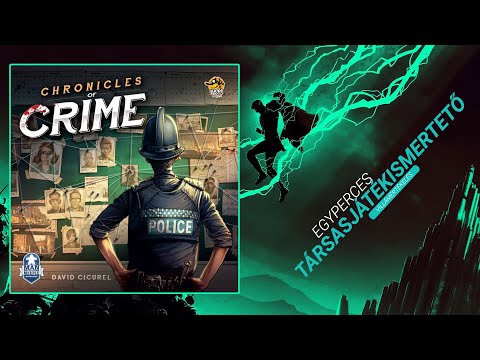 Egyperces társasjátékismertető | #74. Bűnügyi Krónikák - Game-Obscura