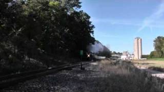 preview picture of video 'Steam Locomotive Union Pacific 3985 Waverly Mo.'
